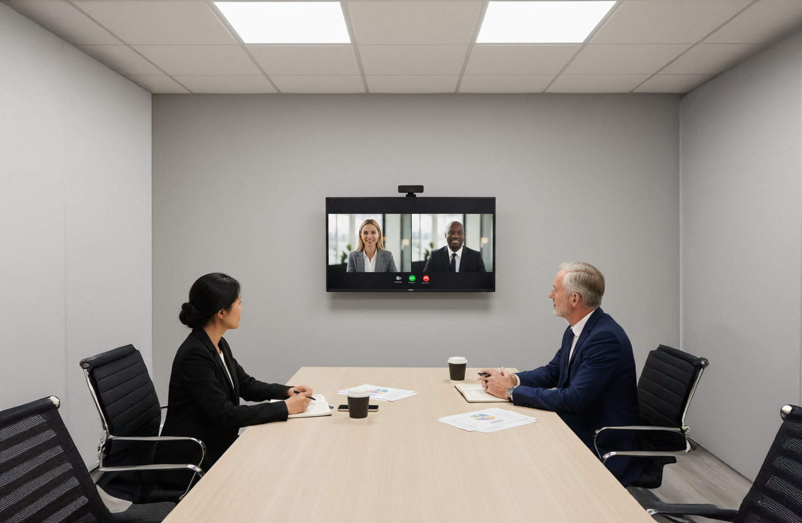 Investors discussing Multi-block mortgage options with expert advisor